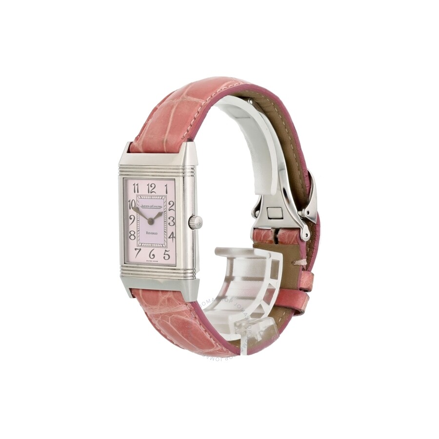 Jaeger LeCoultre Pre-owned Jaeger LeCoultre Reverso Quartz Black Dial ...