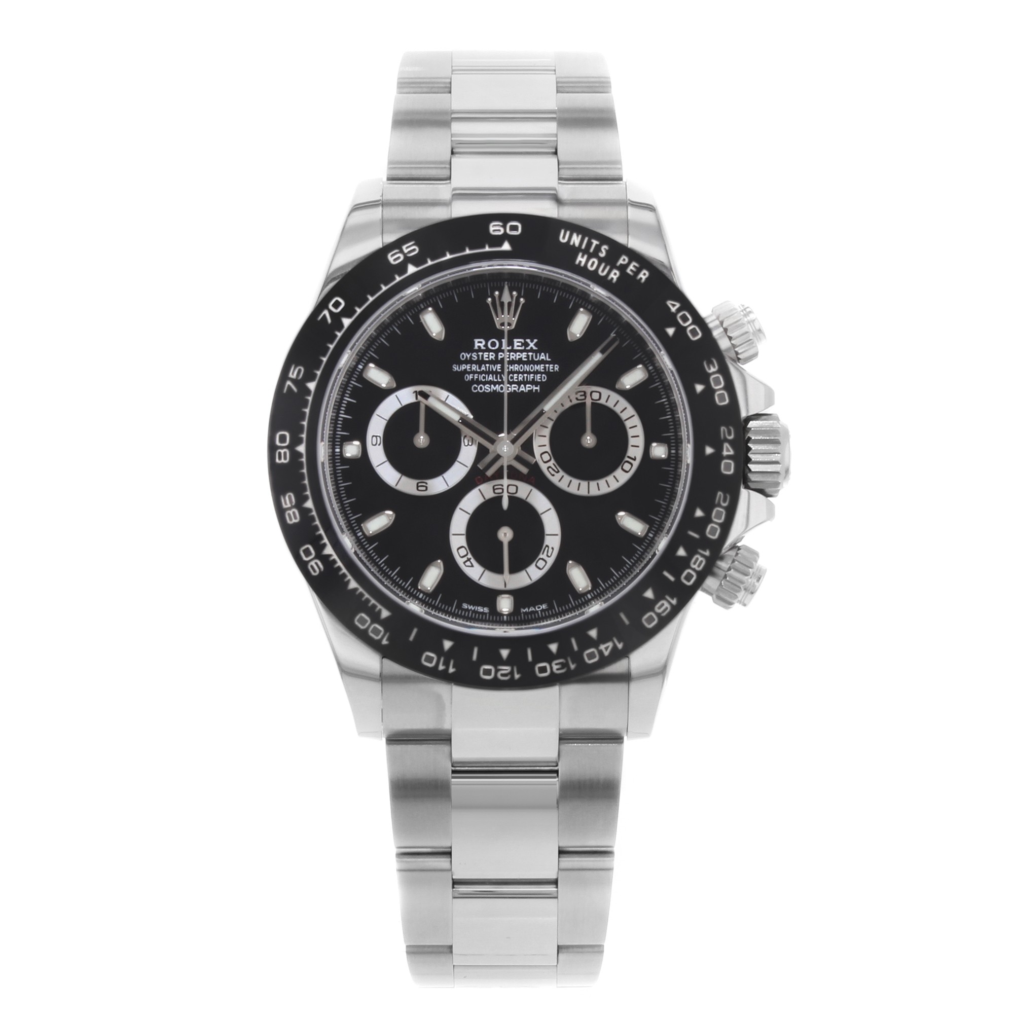 Rolex Pre-owned Rolex Cosmograph Daytona Chronograph Automatic Chronometer  Black Dial Men's Watch 116500 BKSO 116500 BKSO - Rolex, Cosmograph Daytona  - Jomashop