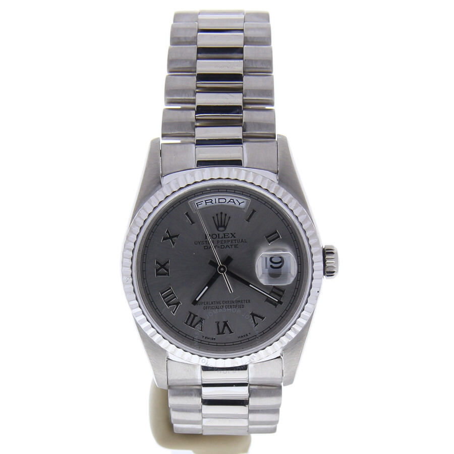 rolex day date grey