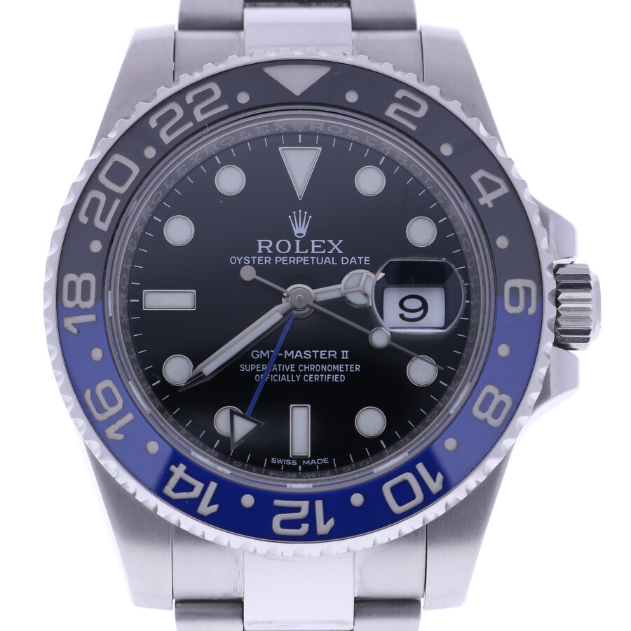 rolex batman pre owned