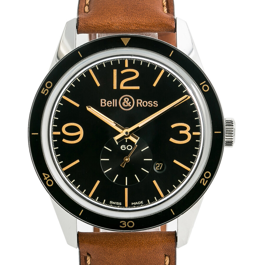 Bell And Ross Preowned Bell and Ross Heritage Black Dial Men's Watch