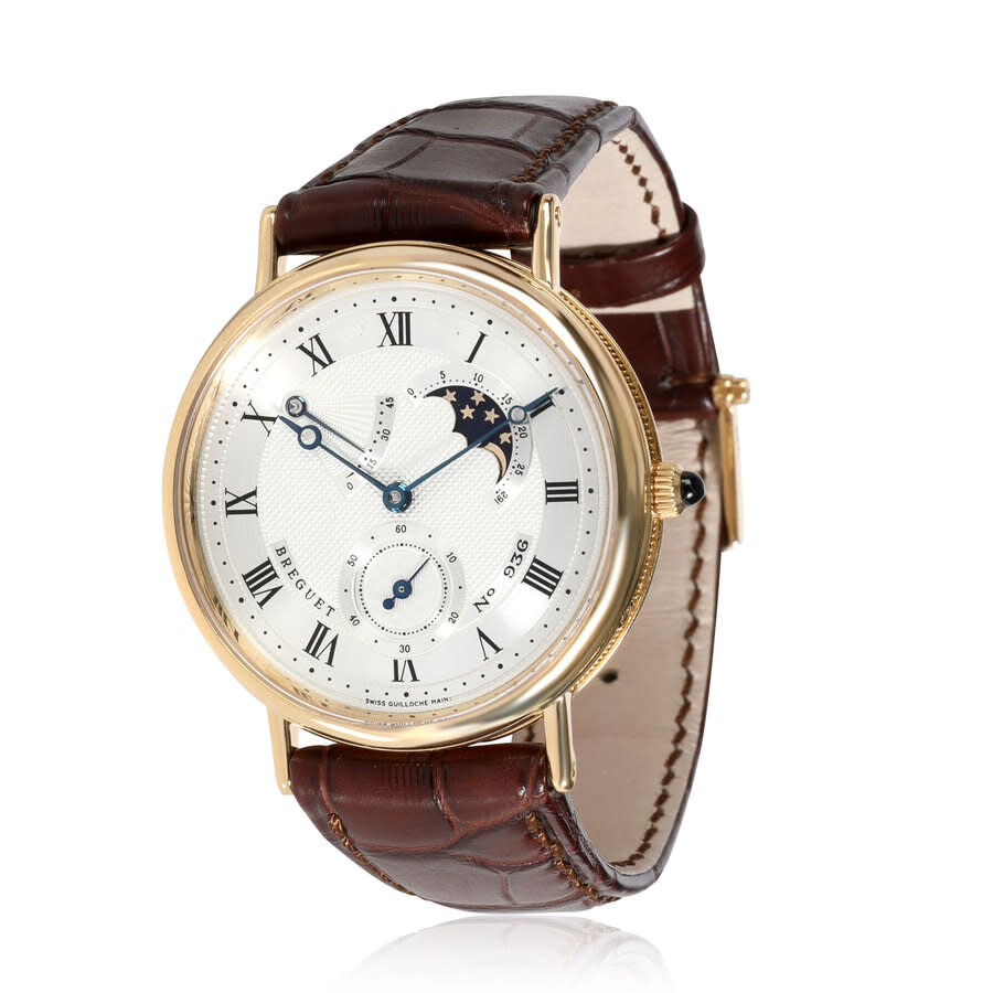 Breguet Preowned Breguet Classique Hand Wind Silver Dial Men's Watch