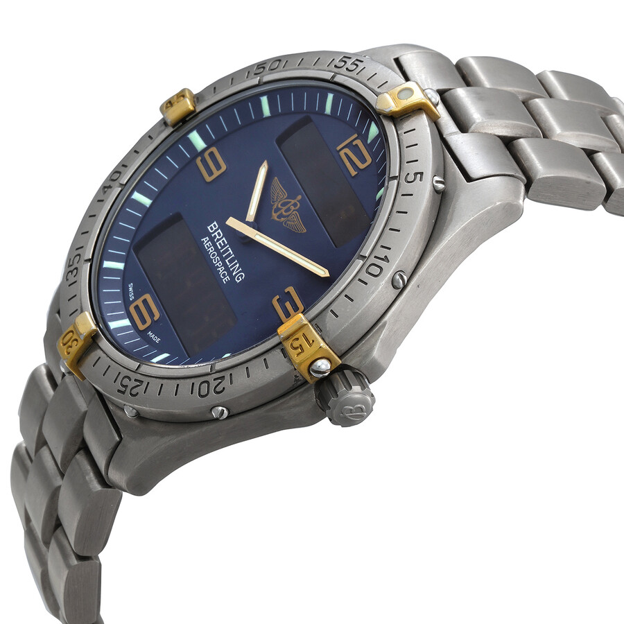 Breitling Preowned Breitling Aerospace Alarm Chronograph Quartz Analog