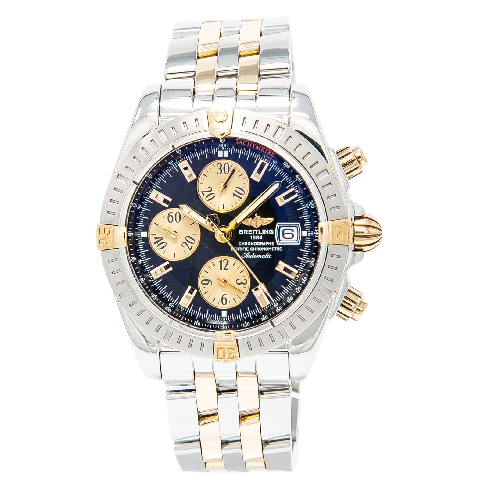Breitling Chronomat Evolution Mother of Pearl Mens Automatic B13356 -  $138.00