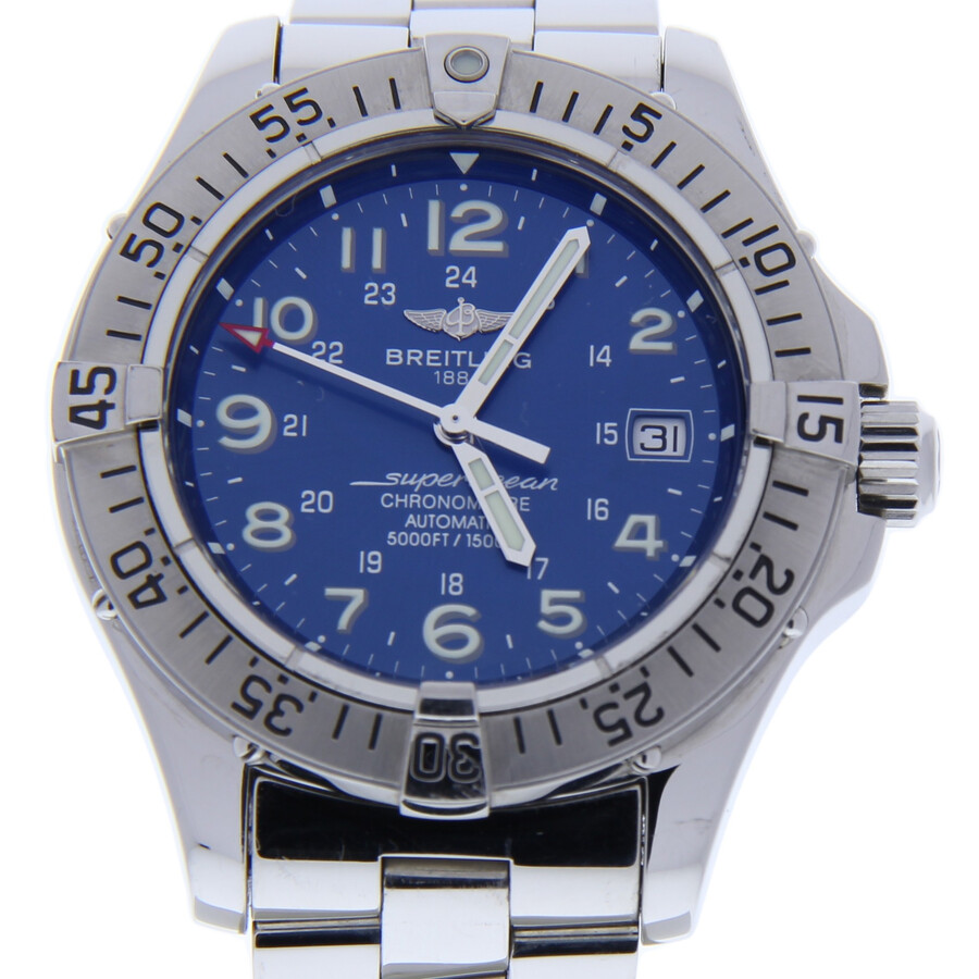 Breitling Preowned Breitling Superocean Automatic Chronometer Blue