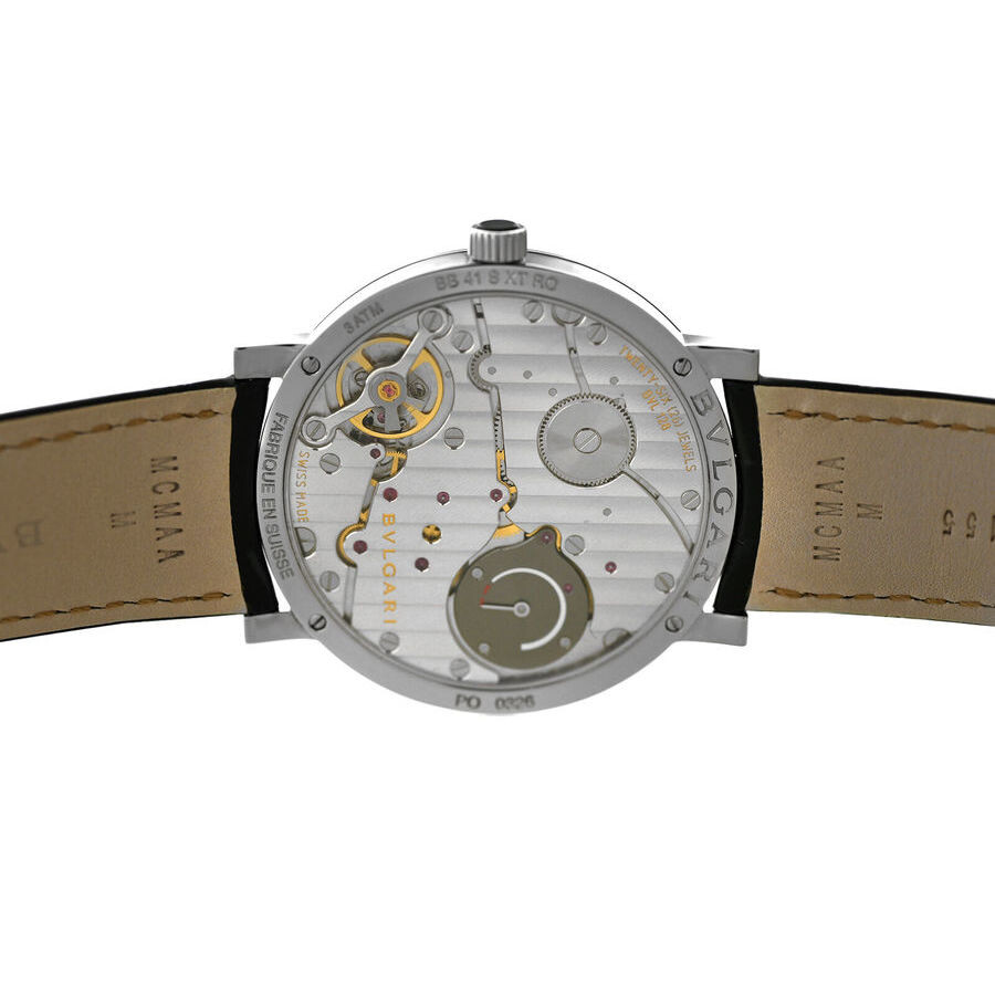 Bvlgari Preowned Bvlgari Bvlgari Roma Hand Wind Black Dial Men's Watch