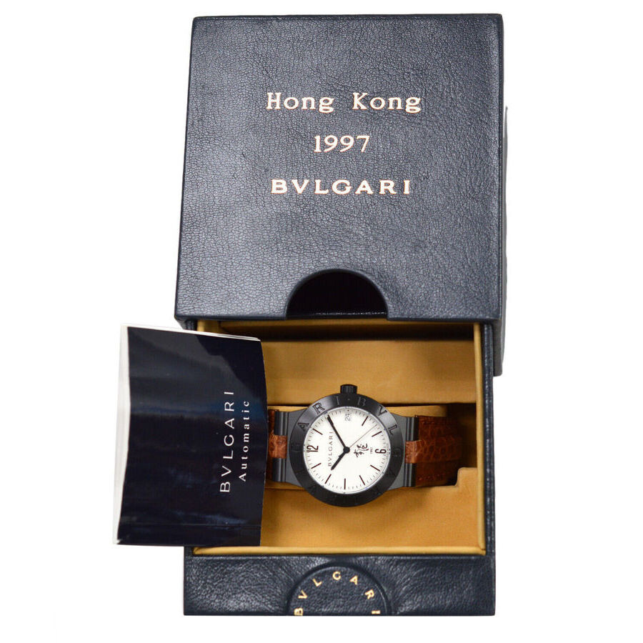 Bvlgari Preowned Bvlgari Diagono Hong Kong Automatic White Dial Unisex