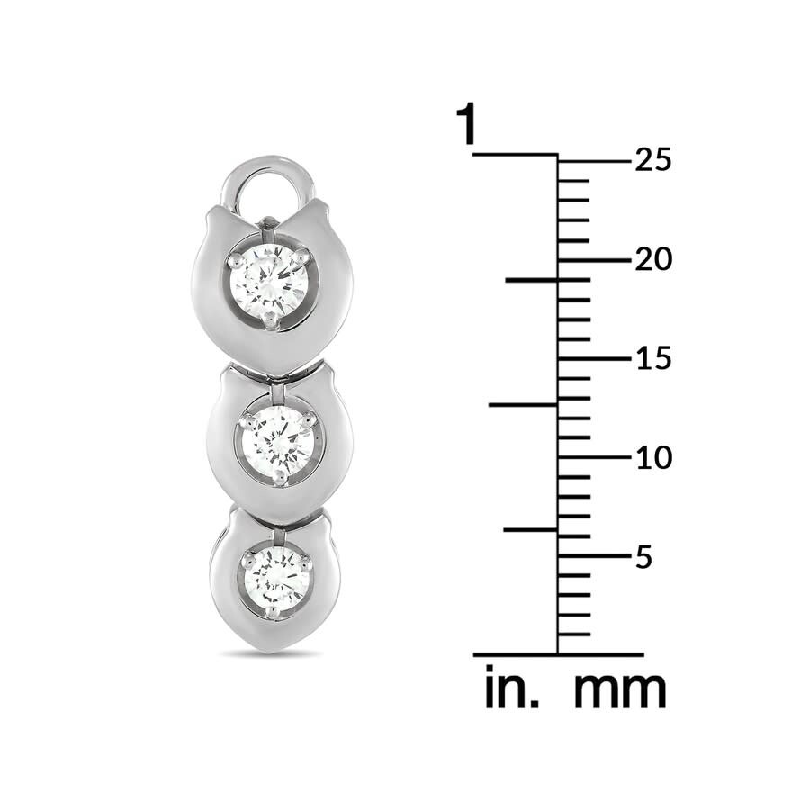 Cartier PreOwned 18K White Gold 1.80 ct Diamond Earrings CA27012822