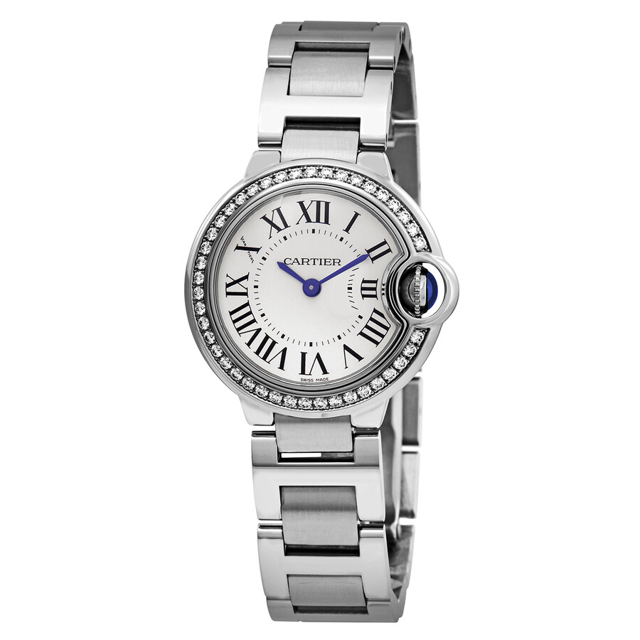 Cartier Preowned Cartier Ballon Bleu Diamond Opaline Dial Ladies Watch