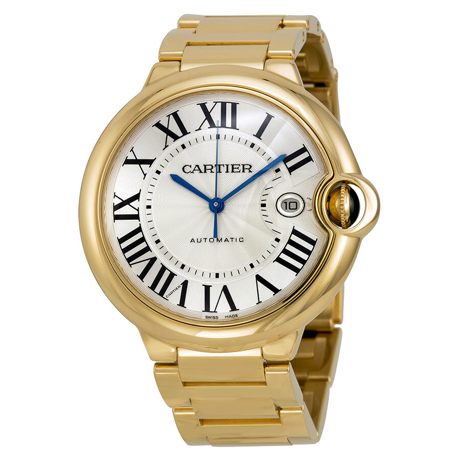 cartier gold mens watch