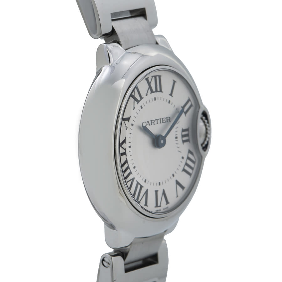 Cartier Pre-owned Cartier Ballon Bleu Quartz Silver Dial Ladies Watch 3009  - Pre-Owned Watches - Jomashop