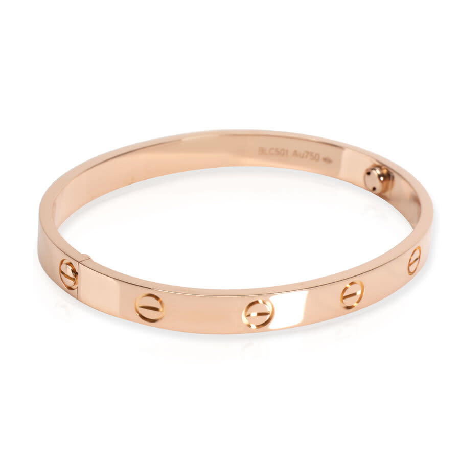 Cartier PreOwned Cartier Love Bracelet in 18K Rose Gold Size 17 105947