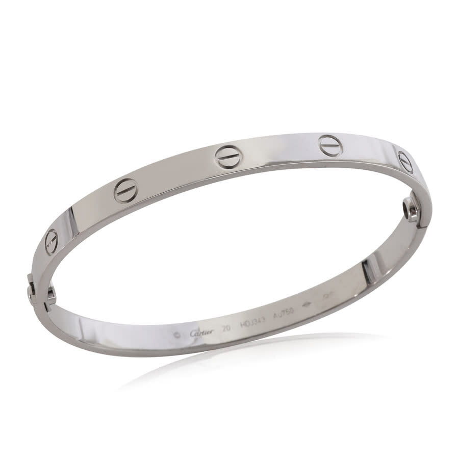 Cartier PreOwned Cartier Love Bracelet in 18k White Gold 124179