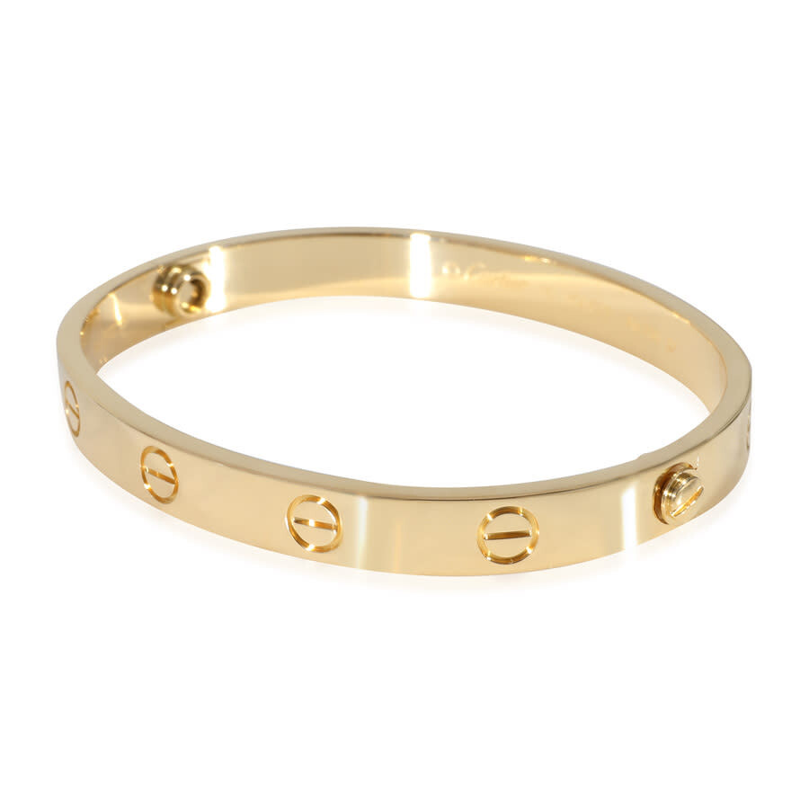 Pre owned cartier love bracelet yellow gold Clearance