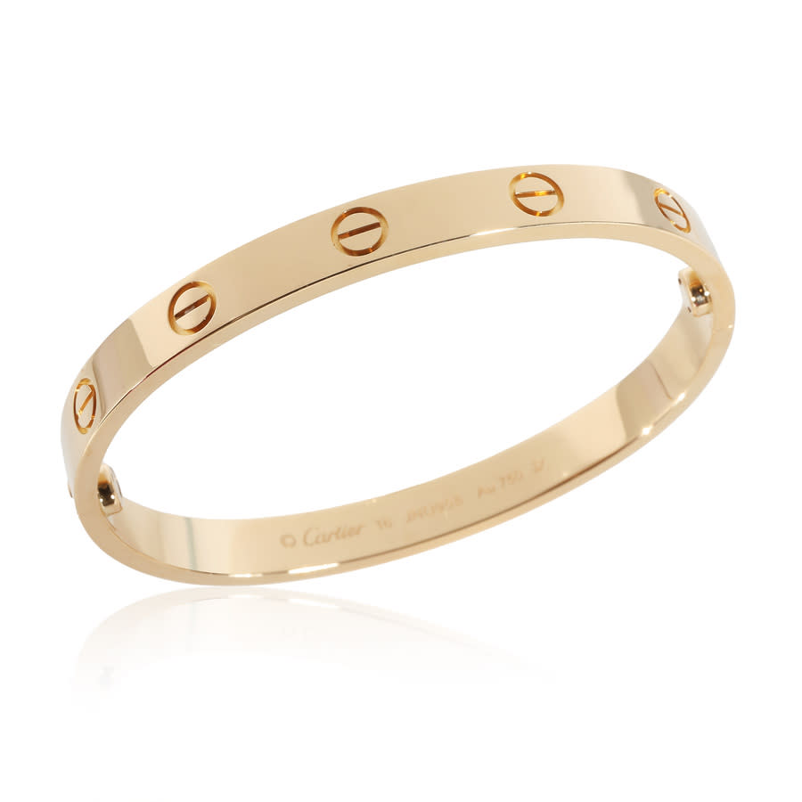 Pre-Owned Cartier Love Bracelet Medium Model 18K Yellow Gold Bracelet