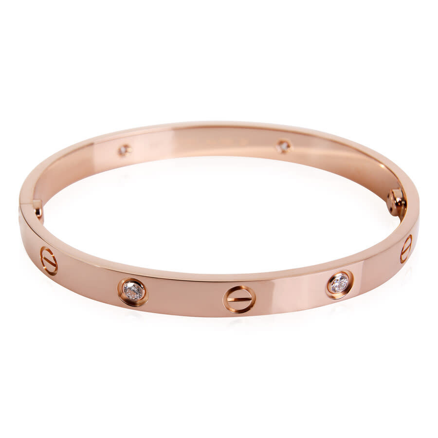 Cartier Pre-Owned Cartier Love Diamond Bracelet in 18K Rose