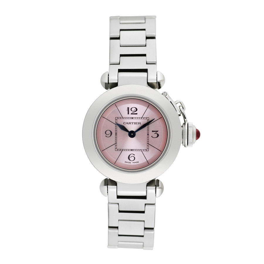 PASHA DE CARTIER 35MM QUARTZ PINK DIAL