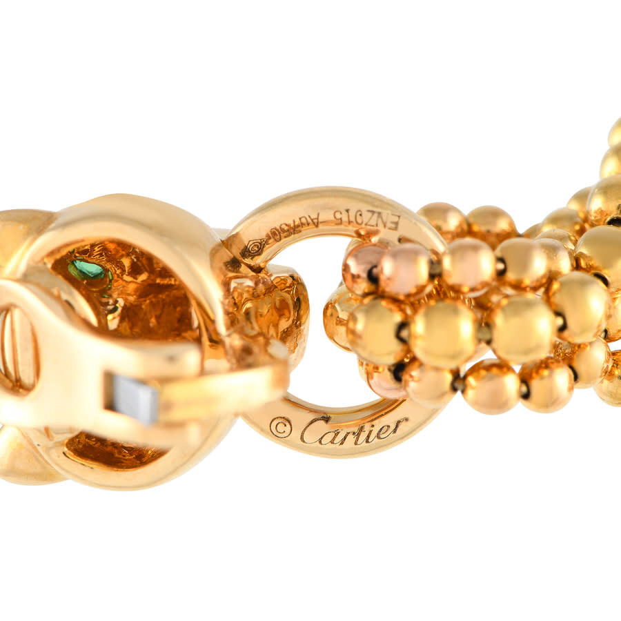 Cartier PreOwned Cartier Panthre 18K Yellow Gold Diamond, Tsavorite