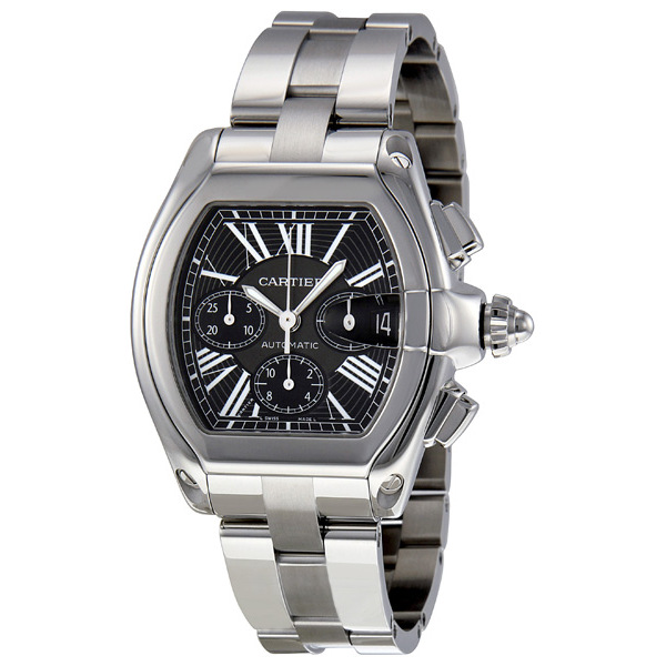 cartier roadster chronograph black dial
