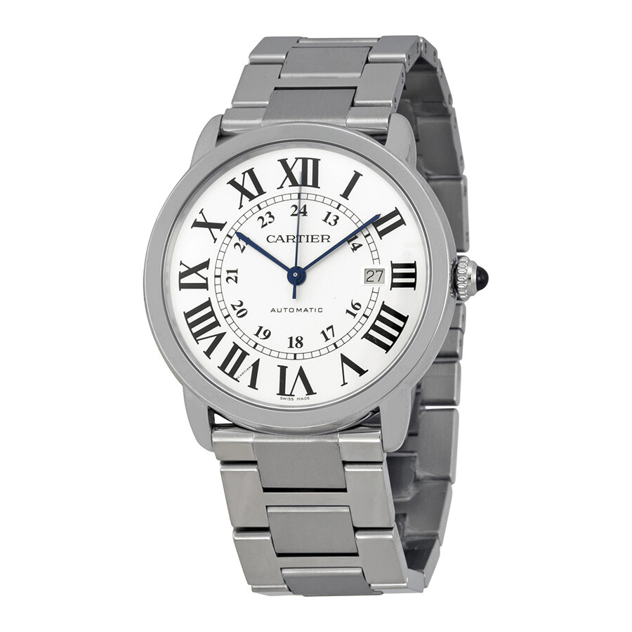 Ronde Solo de Cartier Silver Dial Men's Watch