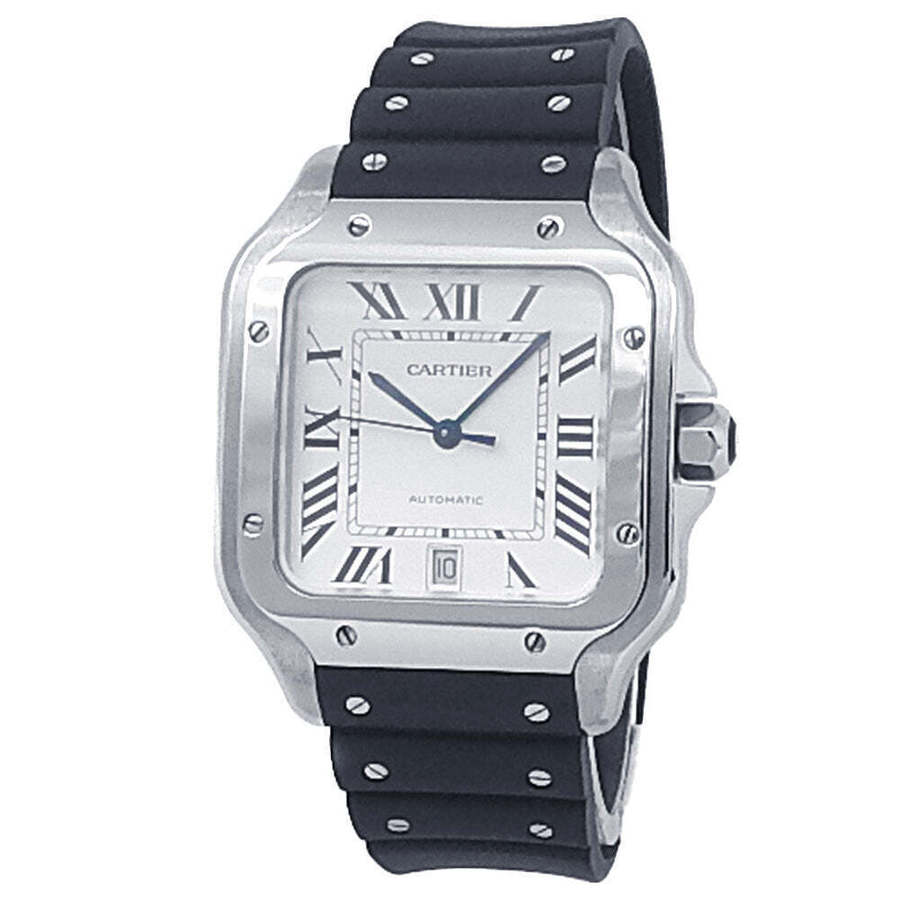 pre owned cartier santos large
