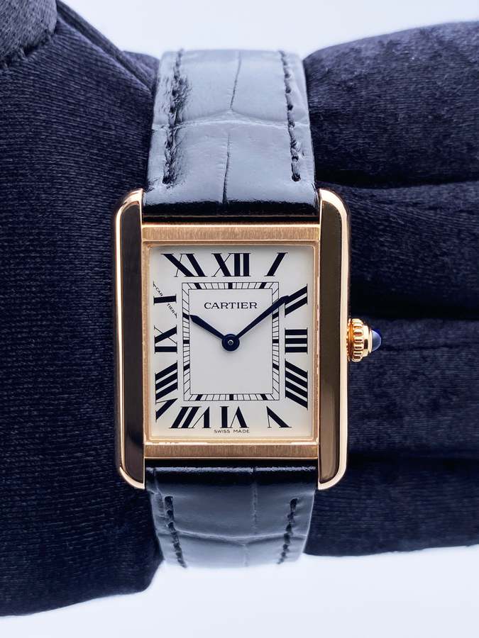 Cartier Pre-owned Cartier Tank Solo Quartz Silver Dial Ladies Watch ...