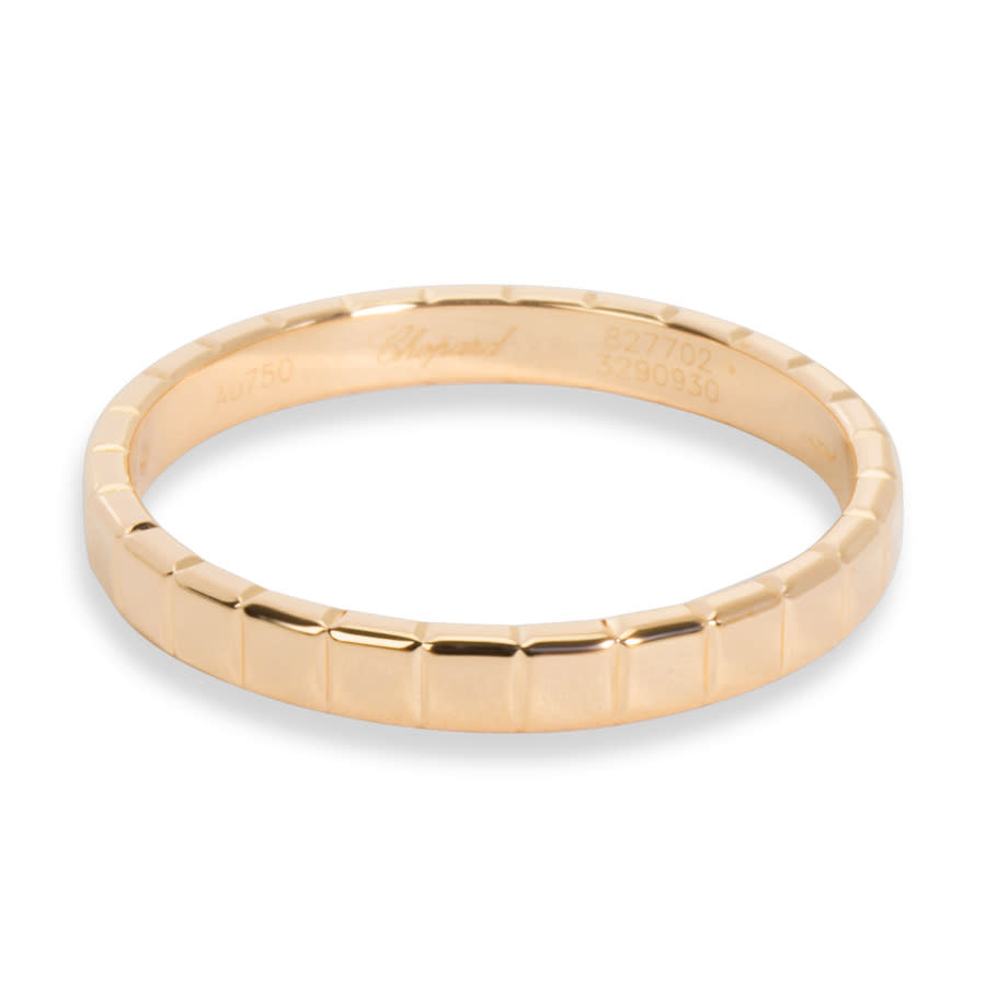 Chopard Pre-Owned Chopard Ice Cube Ring in 18K Rose Gold Cartier Size 54  101633 - Jomashop