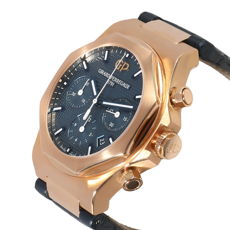 Girard Perregaux Preowned Girard Perregaux Laureato Chronograph Blue Dial Men's Watch 8102052