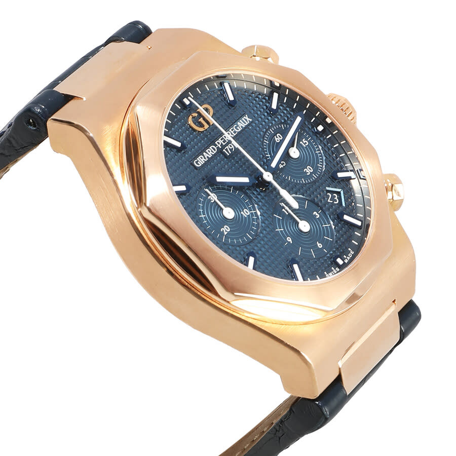 Girard Perregaux Preowned Girard Perregaux Laureato Chronograph Blue Dial Men's Watch 8102052