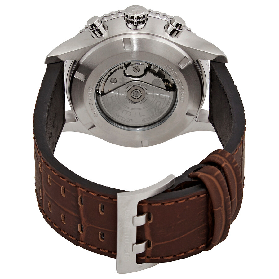 Hamilton Preowned Hamilton Aviation Chronograph Black Dial Men's Watch