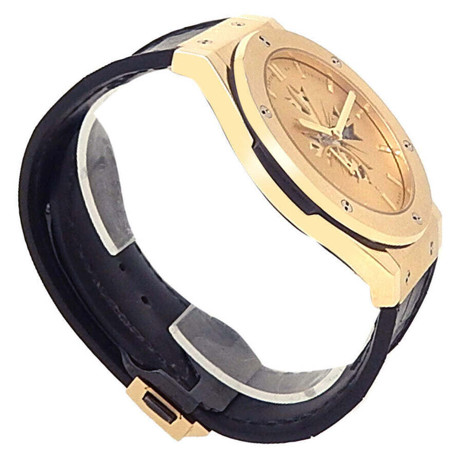 Hublot Preowned Hublot Classic Fusion Shawn Carter Hand Wind Champagne Dial Men's Watch 515.VX