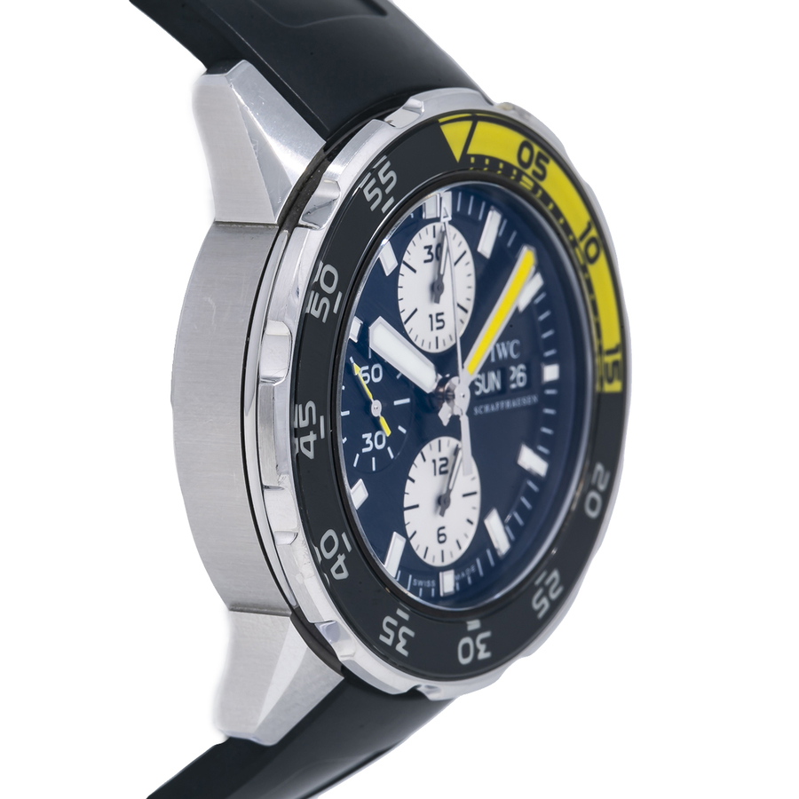 IWC Pre-owned IWC Aquatimer Chronograph Automatic Black Dial Men's Watch IW376708  IW376708 7640127776605 - Pre-Owned Watches, IWC - Jomashop
