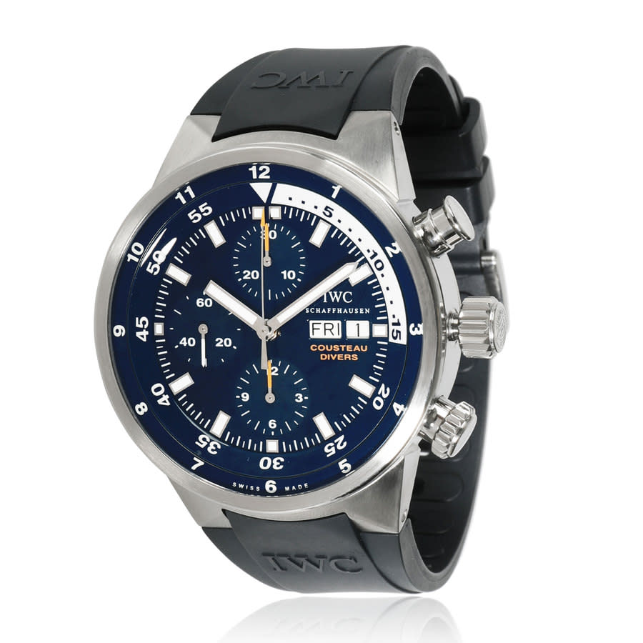IWC Pre-owned IWC Aquatimer Chronograph Automatic Blue Dial Men's Watch  IW378201 - Pre-Owned Watches - Jomashop
