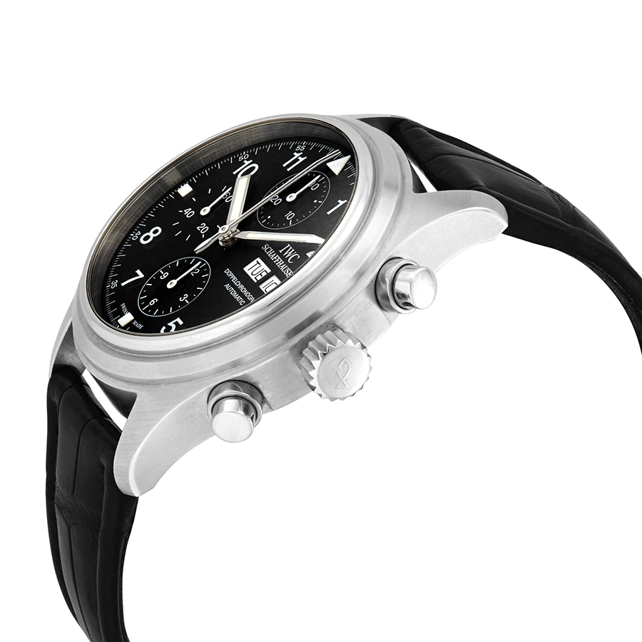 IWC Pre-owned IWC Pilot Chronograph Automatic Black Dial Watch IW371303 -  Pre-Owned Watches - Jomashop