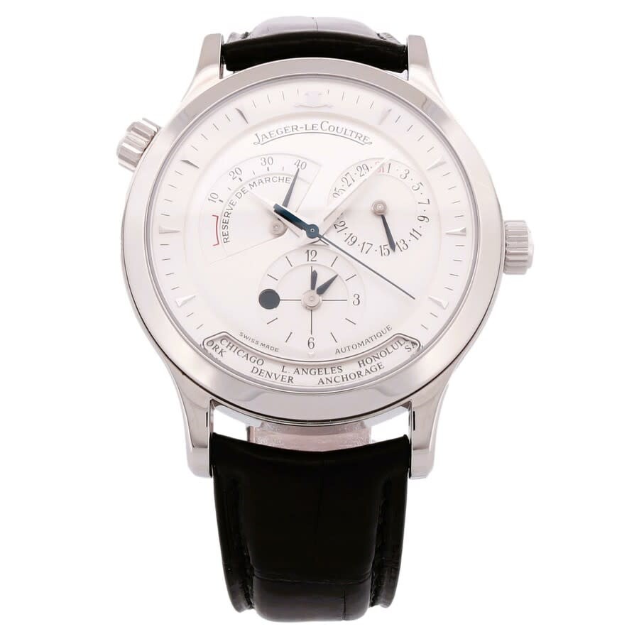 Jaeger LeCoultre Preowned Jaeger LeCoultre Master Geographic Automatic Silver Dial Men's Watch