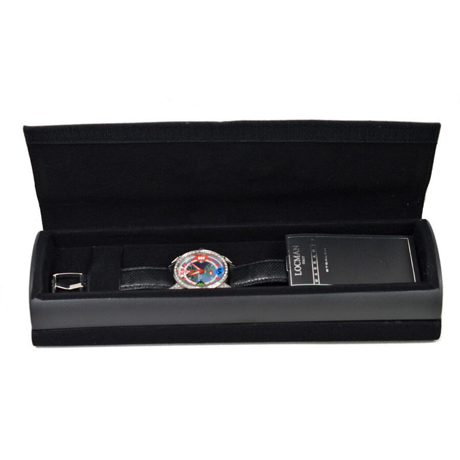 Locman Preowned Locman Cavallo Pazzo Quartz Diamond Men's Watch 161 PreOwned Watches