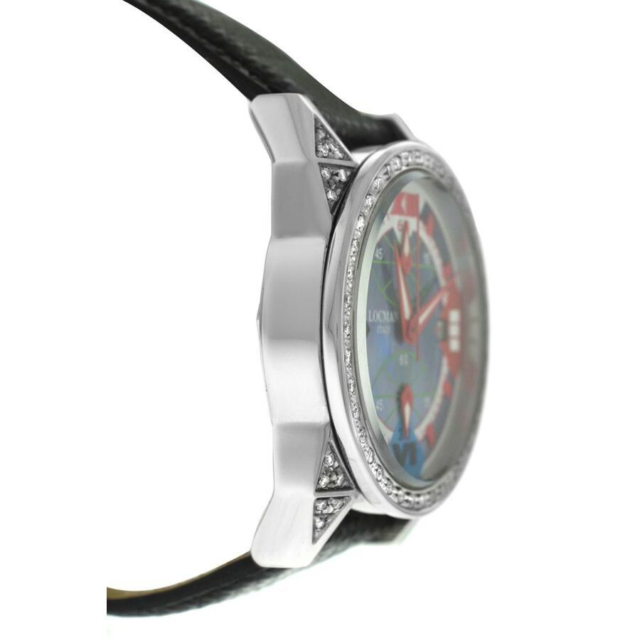 Locman Preowned Locman Cavallo Pazzo Quartz Diamond Men's Watch 161 PreOwned Watches