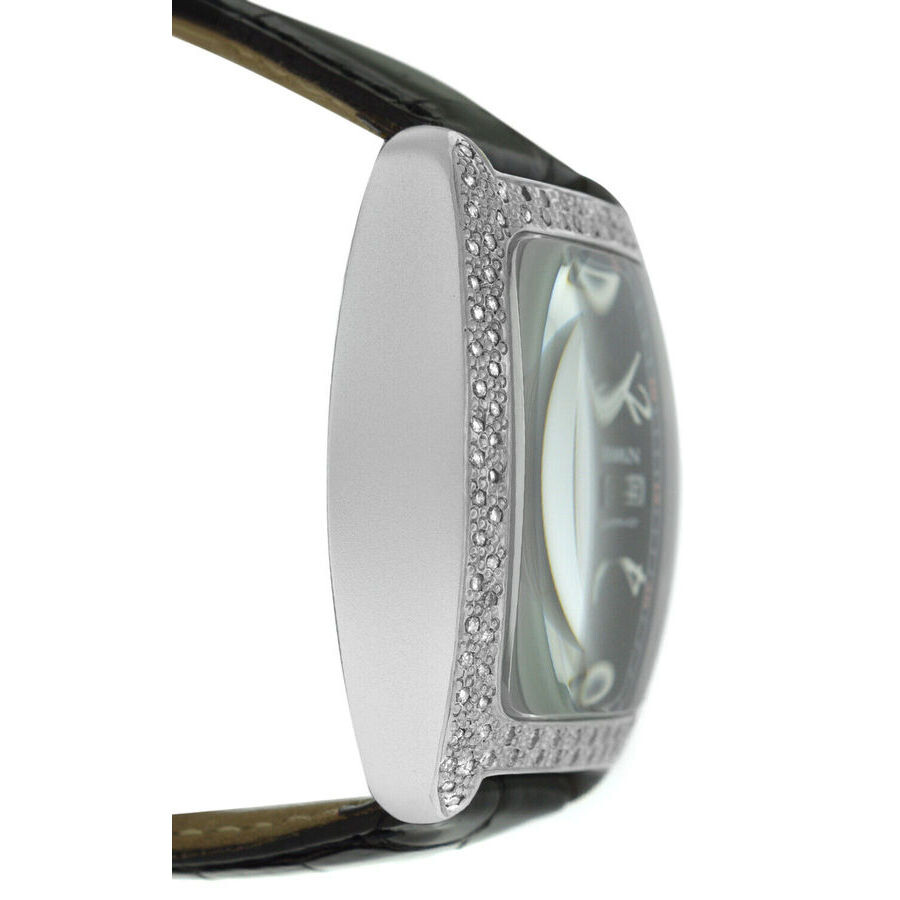 Locman Preowned Locman Diamond Chronograph Quartz Black Dial Men's Watch 487 PreOwned