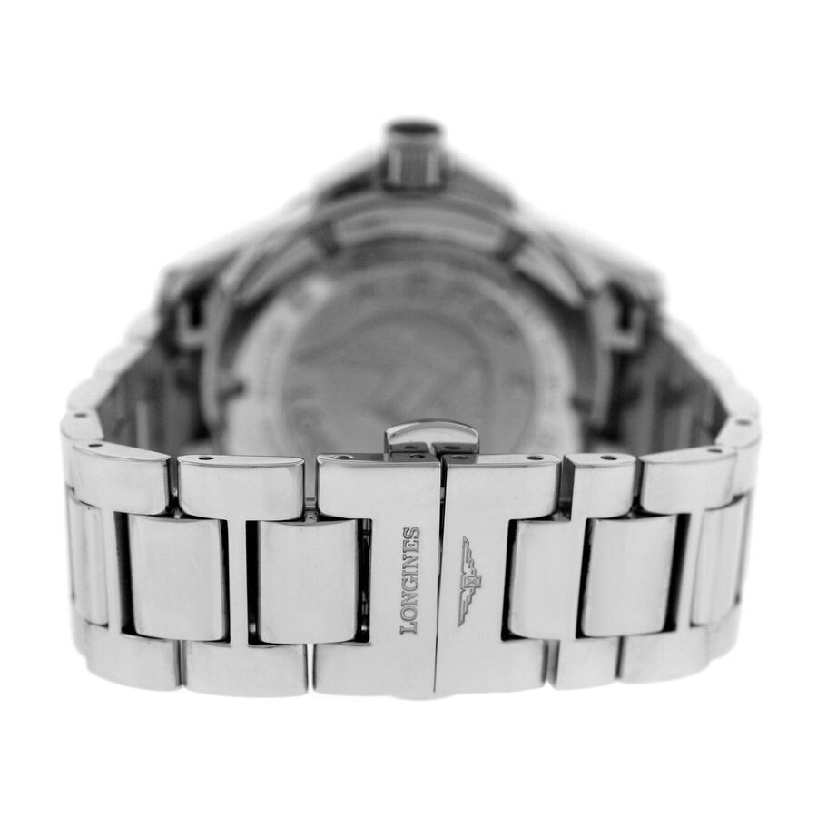 Longines Preowned Longines Conquest Quartz Diamond Black Dial Ladies