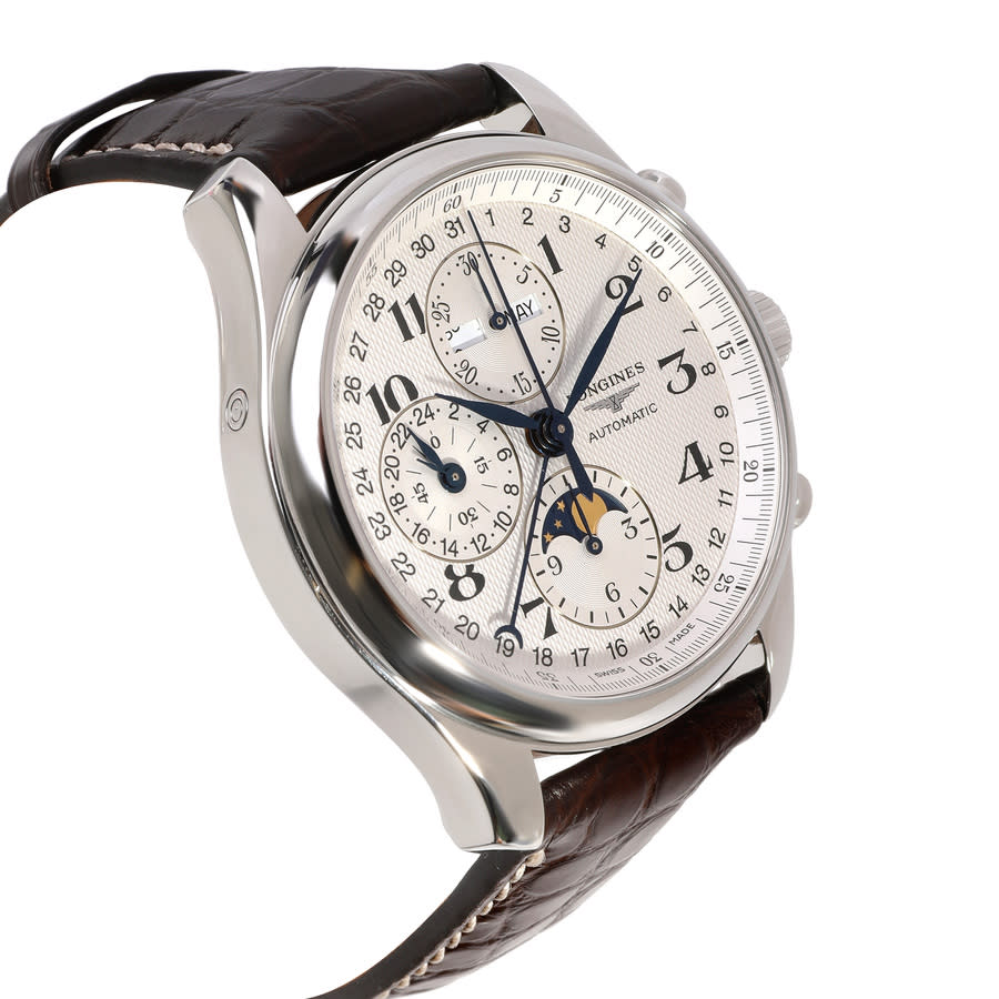 Longines Pre-owned Longines Master Collection Chronograph Automatic Silver  Dial Men's Watch L2.773.4 - Pre-Owned Watches - Jomashop