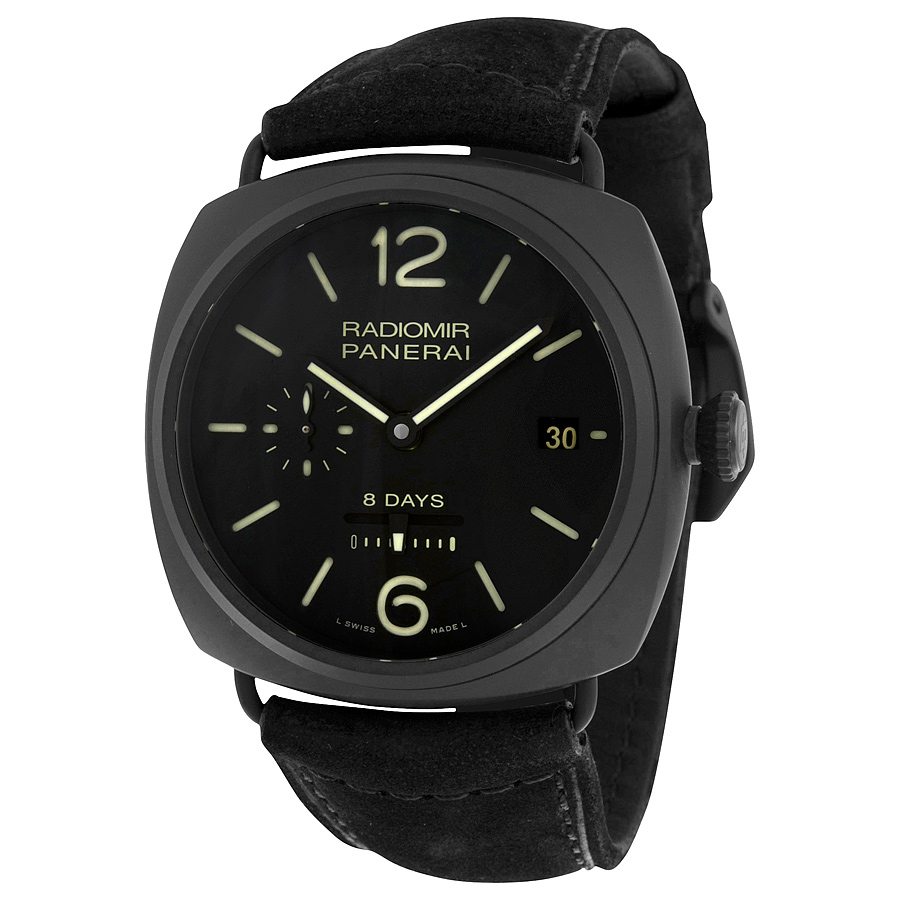 Panerai Pre-owned Panerai Radiomir 8 Days Brown Dial Men's Watch PAM00384  PAM00384 - Pre-Owned Watches, Panerai - Jomashop
