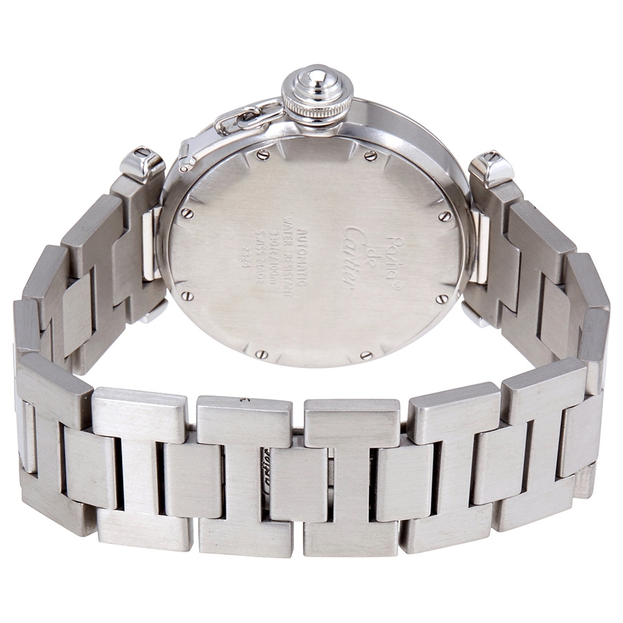Cartier Pre-owned Pasha de Cartier 35 mm Pink Dial Steel Bracelet Ladies  Watch 2324 2324-2 - Pre-Owned Watches, Cartier - Jomashop