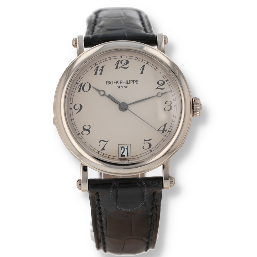 Officer's Campaign Calatrava Automatic Silver Dial Unisex Watch
