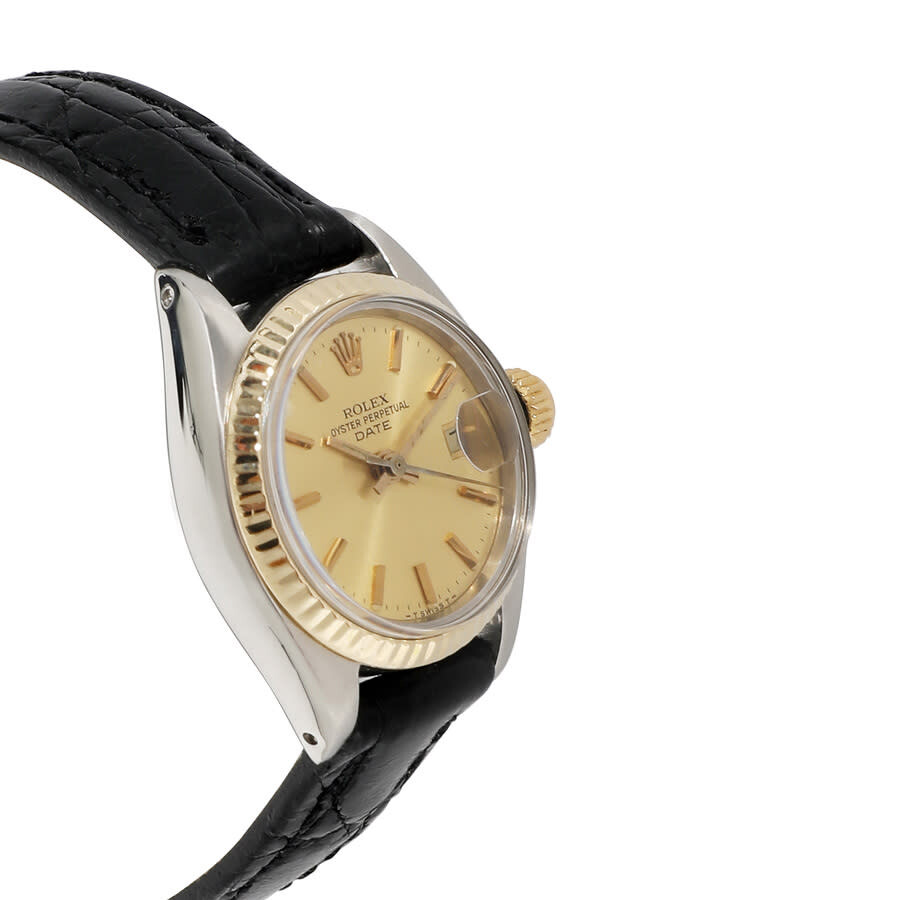 Pre owned rolex leather strap Clearance