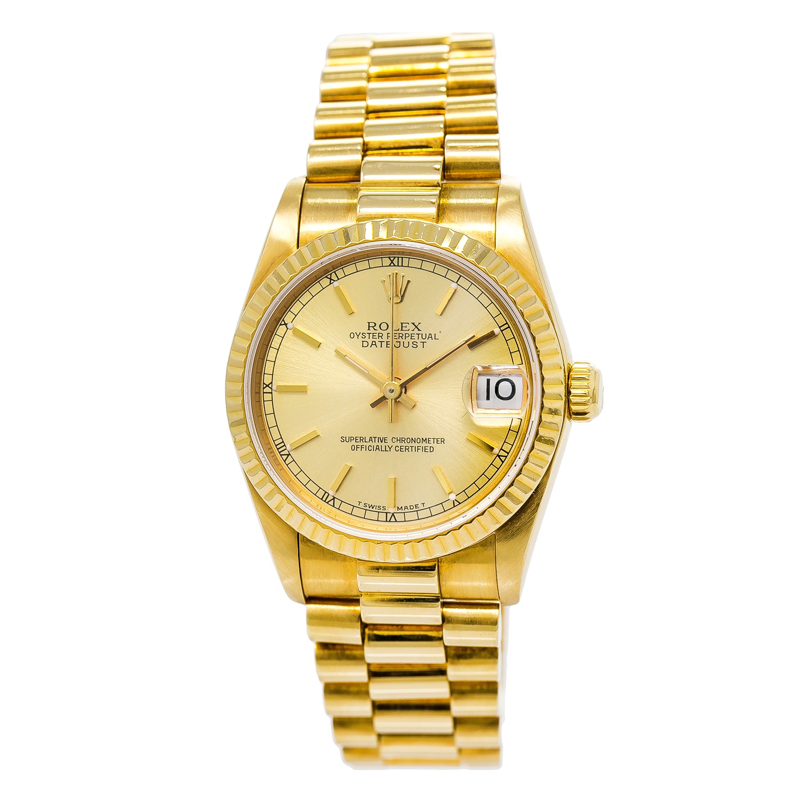 Rolex Pre-owned Rolex Datejust Automatic Champagne Dial Ladies Watch 68278  CSP - Pre-Owned Watches, Datejust - Jomashop