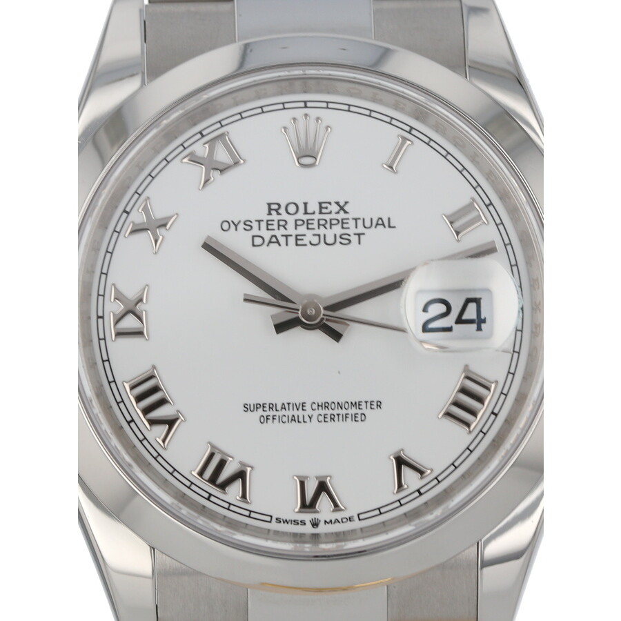 Rolex Preowned Rolex Datejust Automatic White Dial Unisex Watch 126200