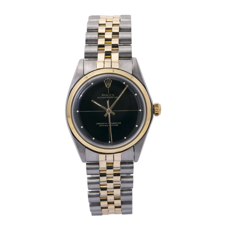 Oyster Perpetual Automatic Black Dial Men's Watch