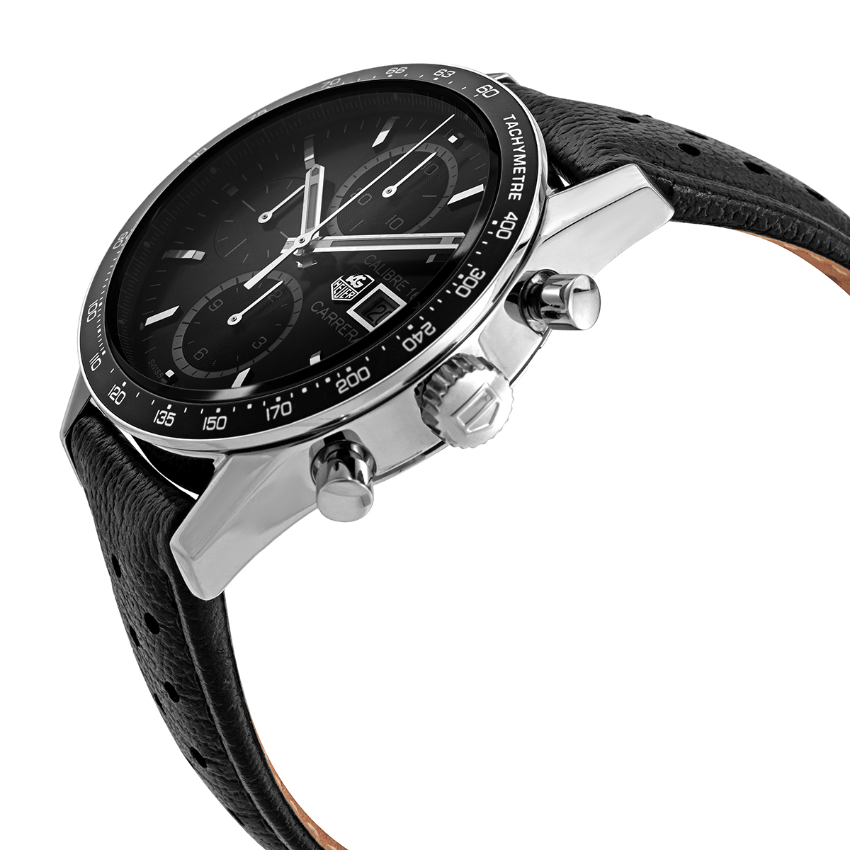 Tag Heuer Pre-owned Tag Heuer Carrera Black Dial Automatic Men's  Chronograph Watch CV201AJ.FC6357 CV201AJ.FC6357 - Pre-Owned Watches, Tag  Heuer - Jomashop