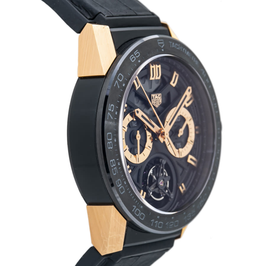 Tag Heuer Pre-owned Tag Heuer Carrera Chronograph Automatic Black Dial  Men's Watch CAR5A5Y.FC6377 CAR5A5Y.FC6377 - Pre-Owned Watches, Tag Heuer -  Jomashop
