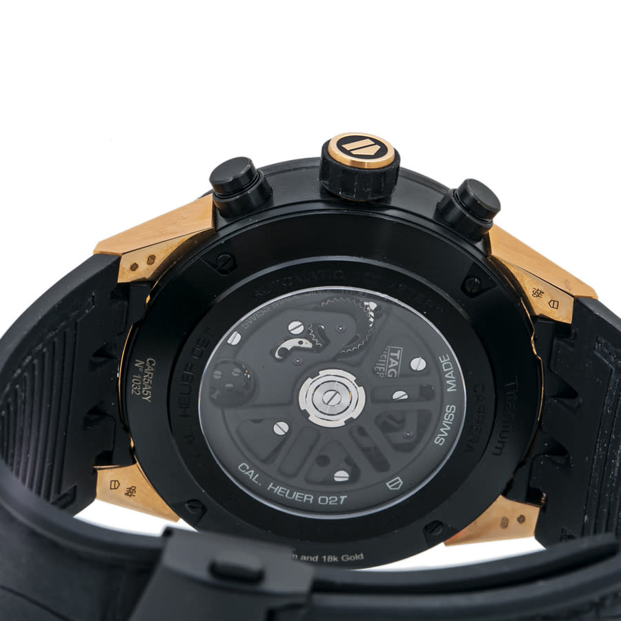 Tag Heuer Pre-owned Tag Heuer Carrera Chronograph Automatic Black Dial  Men's Watch CAR5A5Y.FC6377 CAR5A5Y.FC6377 - Pre-Owned Watches, Tag Heuer -  Jomashop